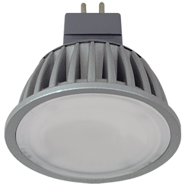Лампа светодиодная Ecola MR16 LED Premium 8.0W 220V GU5.3 4200K матовое стекло (ребристый алюм. радиатор) 51x50
