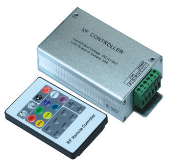 ELC.590.90 Контроллер RGB с ДУ-пультом DC 12/24V. 4A на канал. IP40.