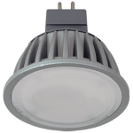 Лампа светодиодная Ecola MR16 LED Premium 8.0W 220V GU5.3 4200K матовое стекло (ребристый алюм. радиатор) 51x50